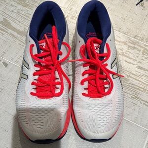 Asics Women's Sneakers - White and Red